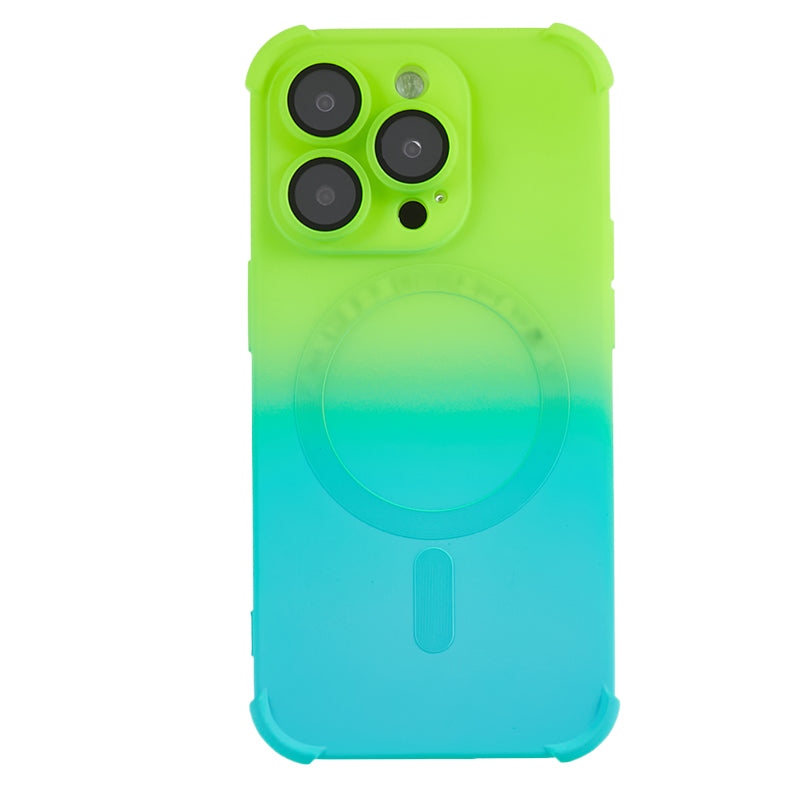Gradient Magnetic Case for iPhone 13 Pro 6.1 inch Soft TPU Shockproof Protective Phone Cover with Camera Lens Protector Gradient Magnetic Case for iPhone 13 Pro 6.1 inch Soft TPU Shockproof Protective Phone Cover with Camera Lens Protector